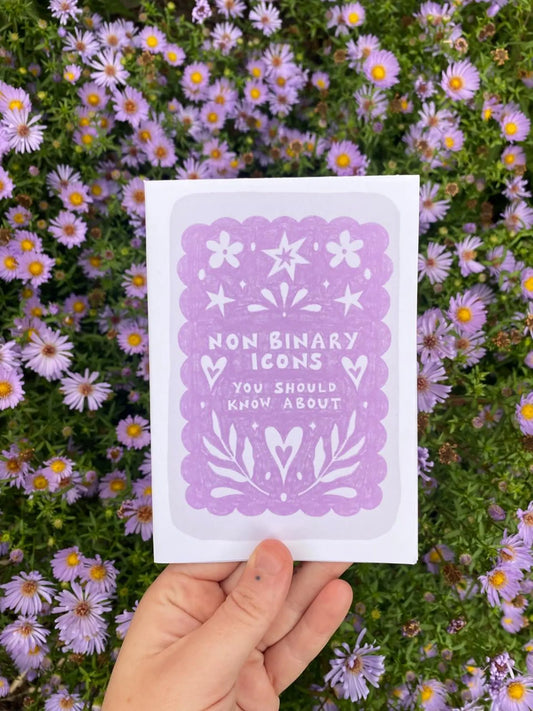 Non-Binary Legends Illustrated Mini Zine