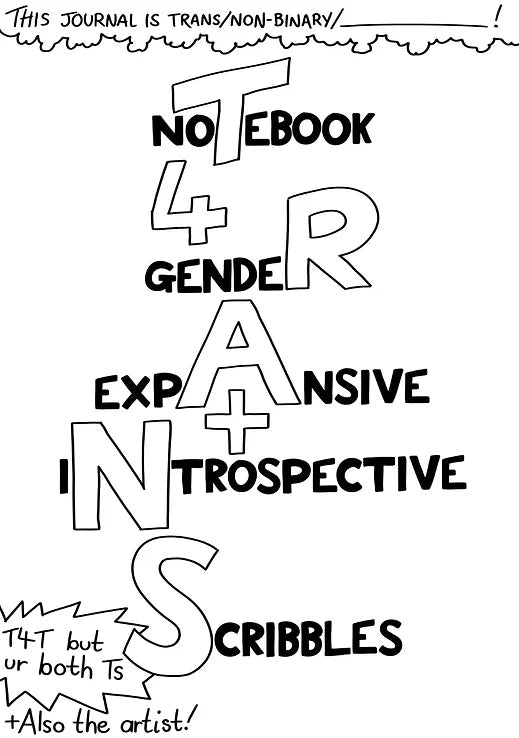 T.R.A.N.S. Notebook by Trans_Muted zine