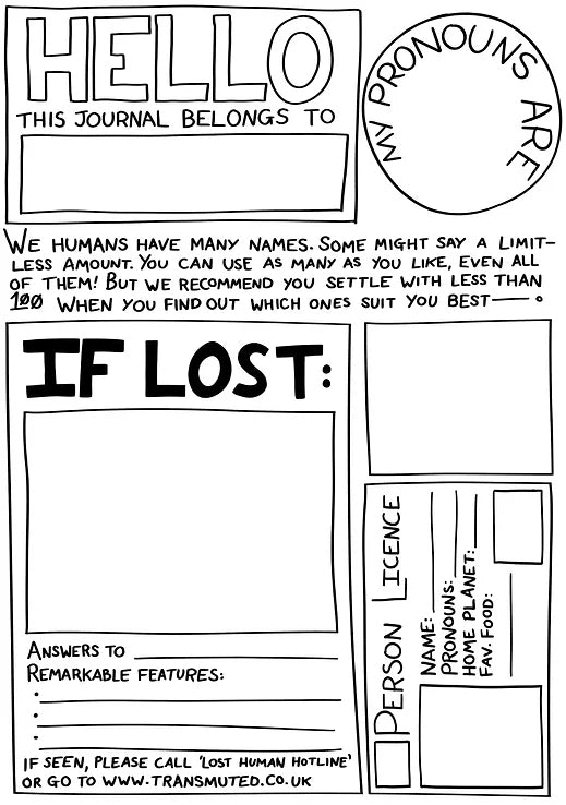 T.R.A.N.S. Notebook by Trans_Muted zine