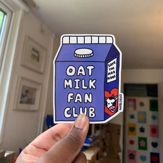 Oat Milk Fan Club sticker