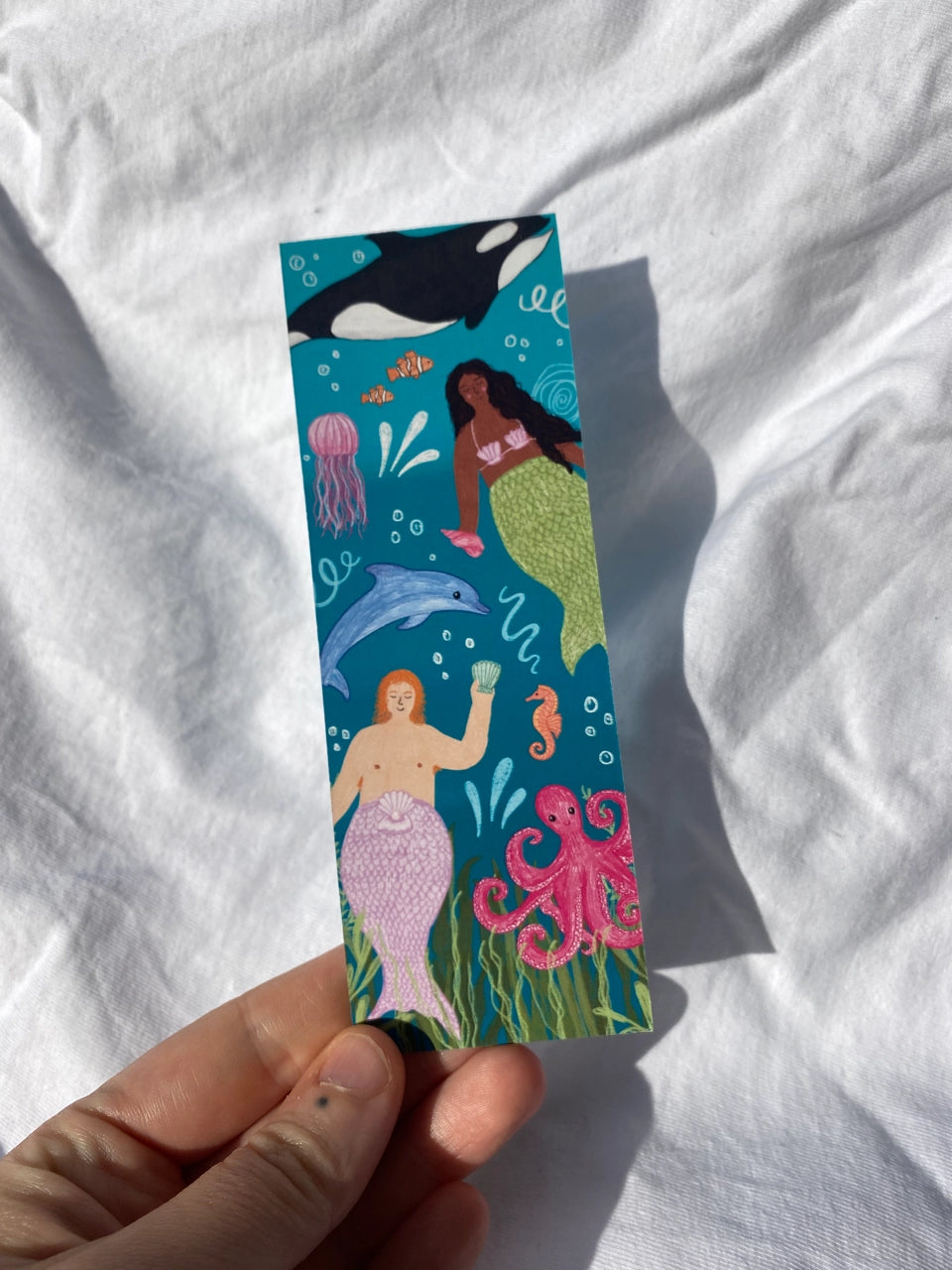 Ocean and Mermaids Bookmark