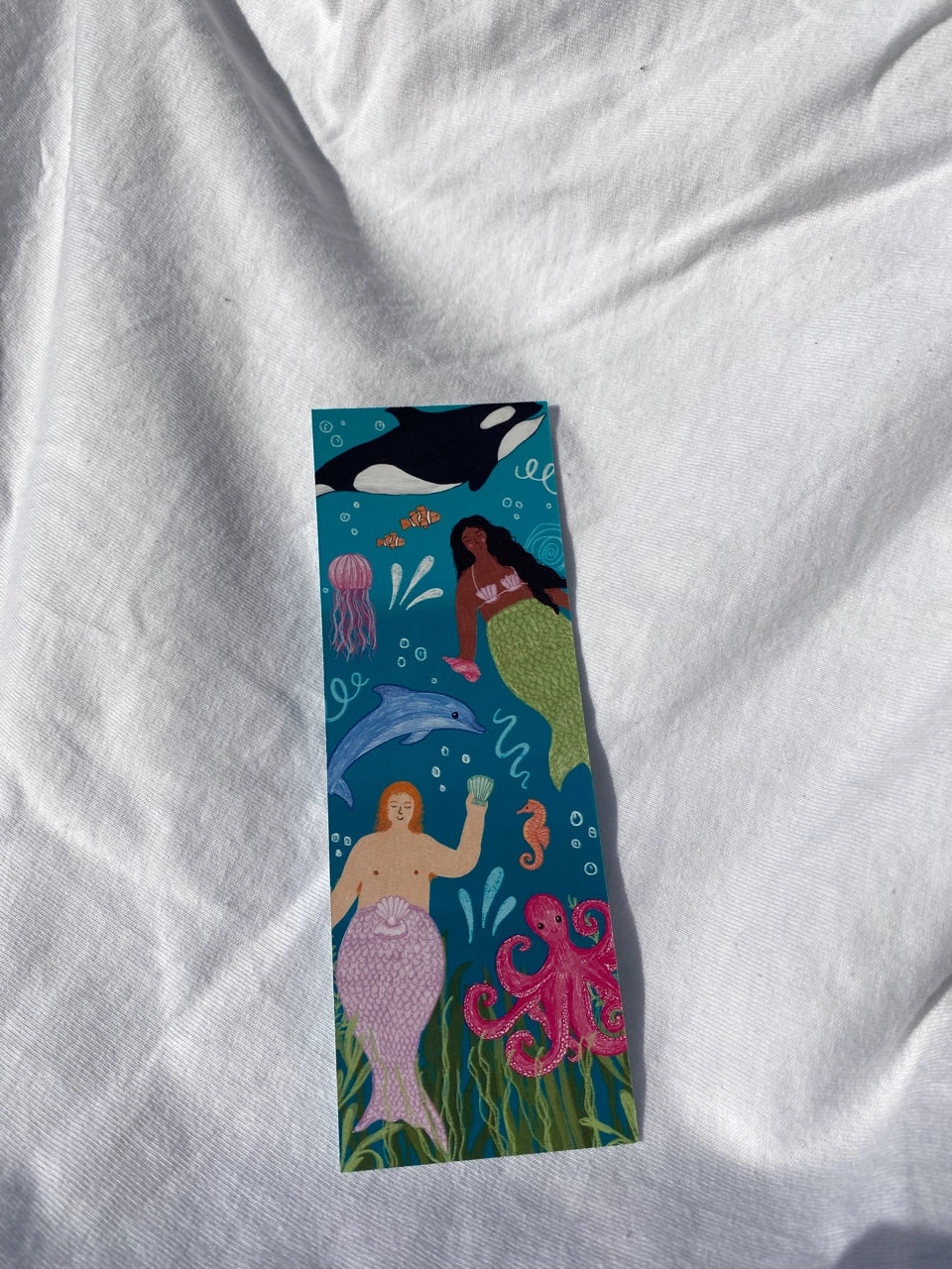 Ocean and Mermaids Bookmark