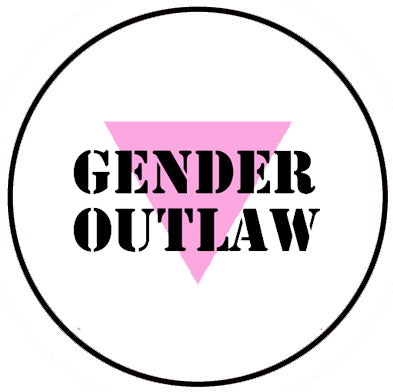 Gender Outlaw Retro Badge