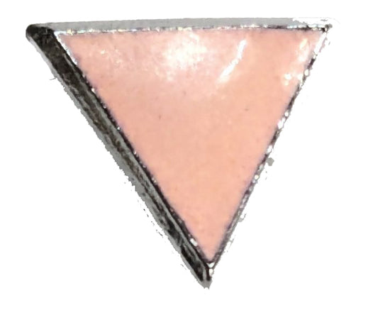Pink Triangle Enamel Badge