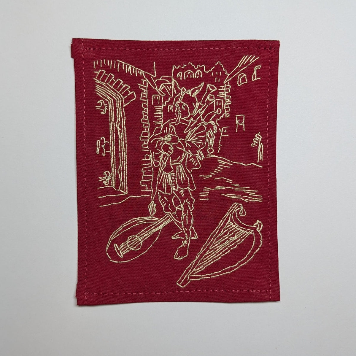 The Ship of Fools Hand Embroidered Patch