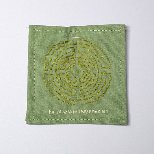 Fate will show the way Hand Embroidered Patch