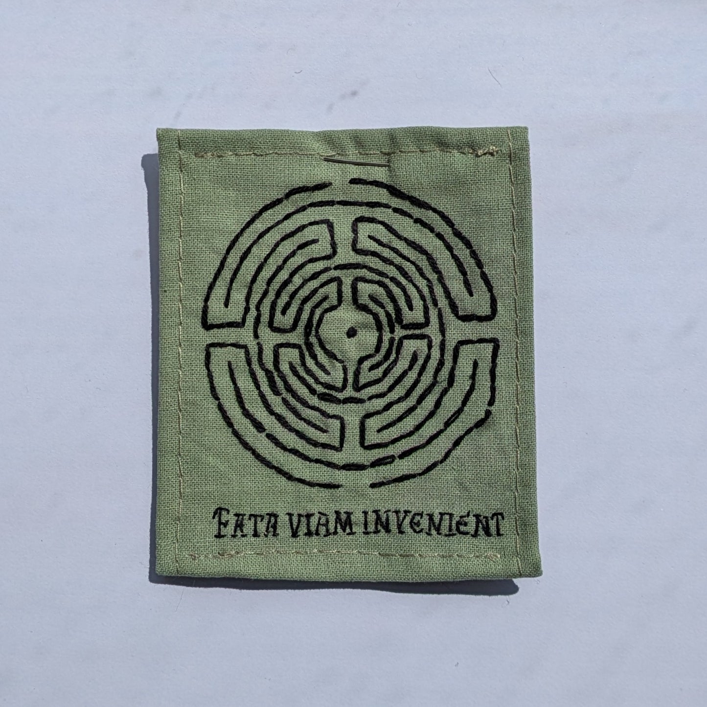 Fate Shall Show The Way Hand Embroidered Patch