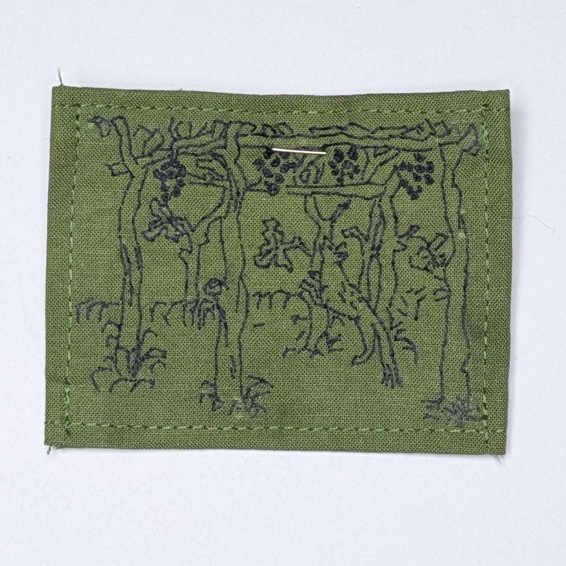 The Foxe and the Raysyns Hand Embroidered Patch