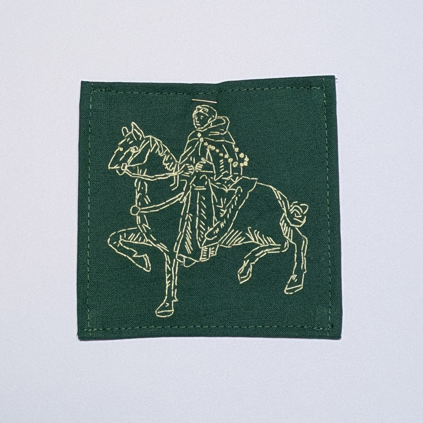 Canterbury Tales Hand Embroidered Patch