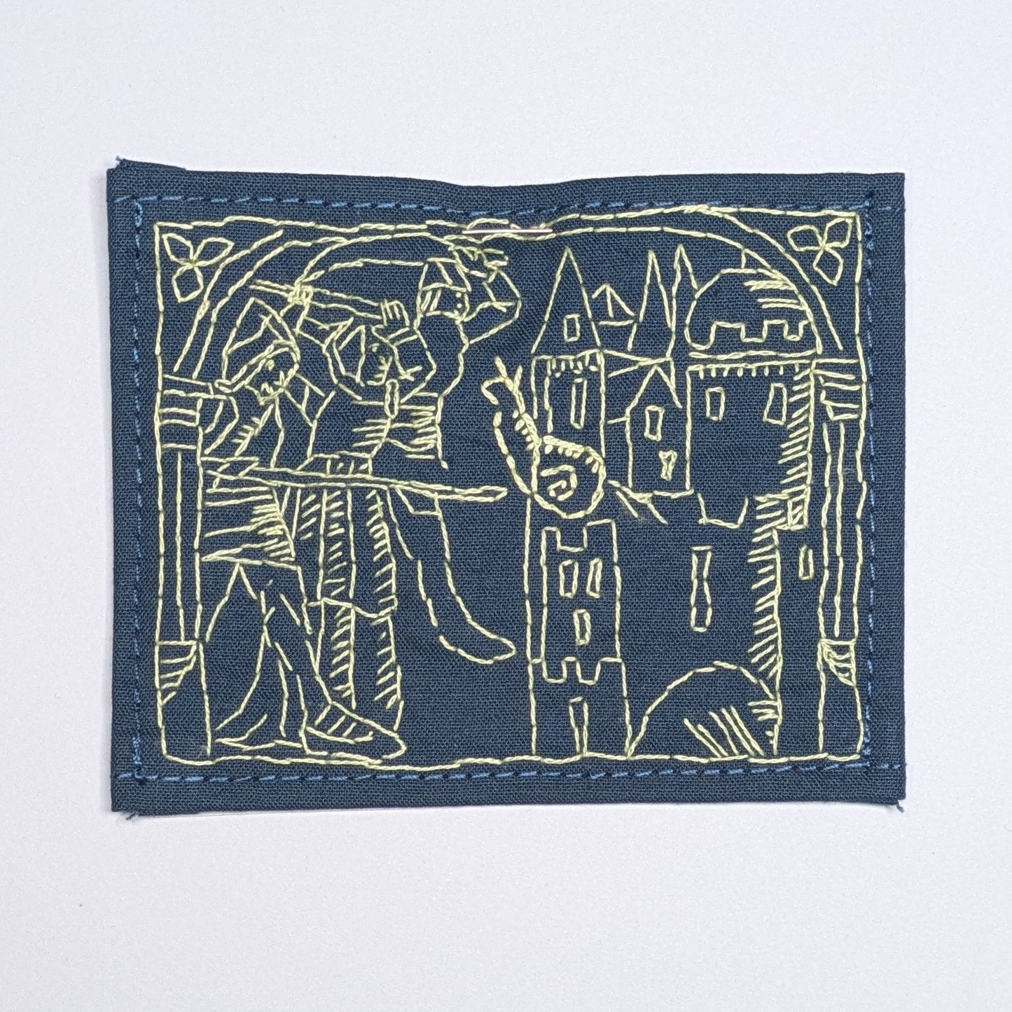 Attack! (But slowly) Hand Embroidered Patch