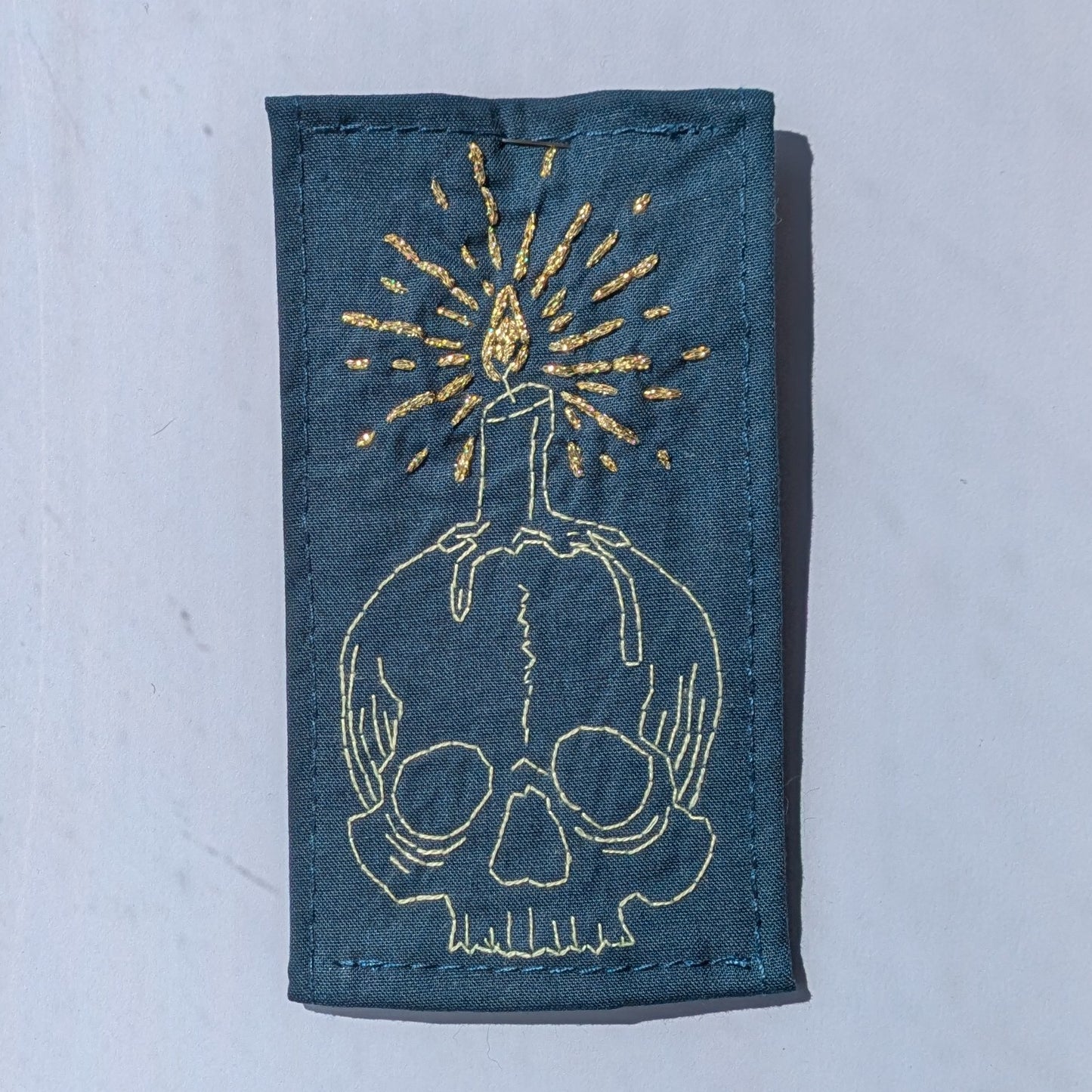 Memento Mori Hand Embroidered Patch