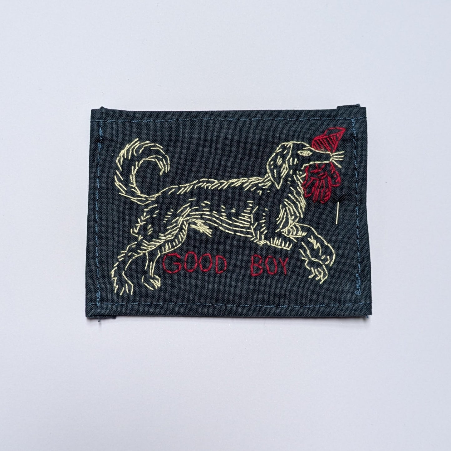 Good Boy Hand Embroidered Patch