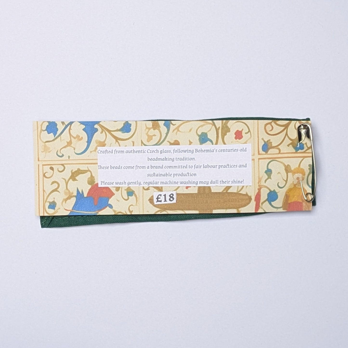 Narcissistic Whore Hand Beaded Patch