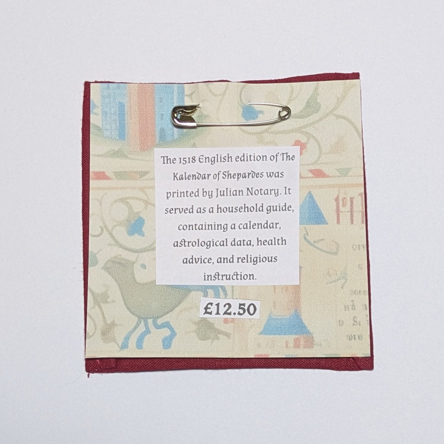 Capra Hircus Hand Embroidered Patch