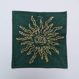 All Seeing Sun Hand Embroidered Patch