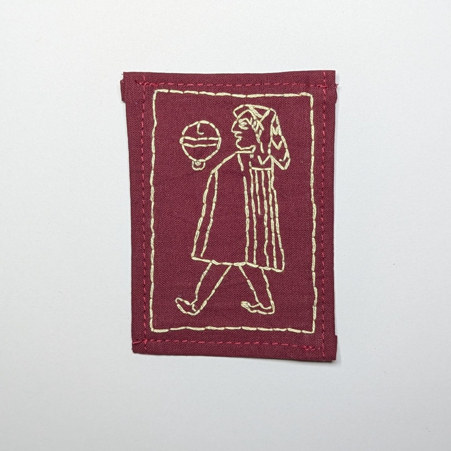 The Knave of Bells Hand Embroidered Patch