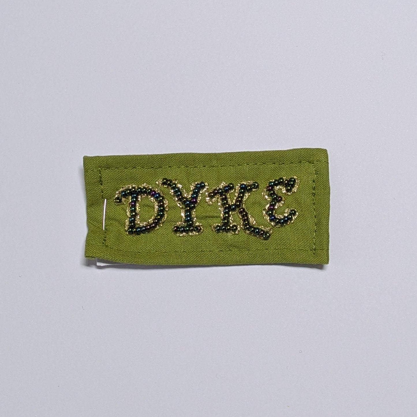 Dyke Hand Beaded Patch