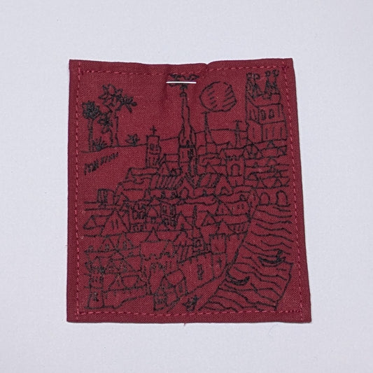 Cronycle of Englonde Hand Embroidered Patch
