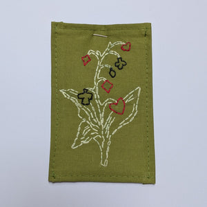 Playing Card Plant Hand Embroidered Patch