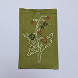Playing Card Plant Hand Embroidered Patch