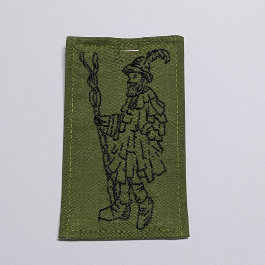 Jack o' the Green Hand Embroidered Patch
