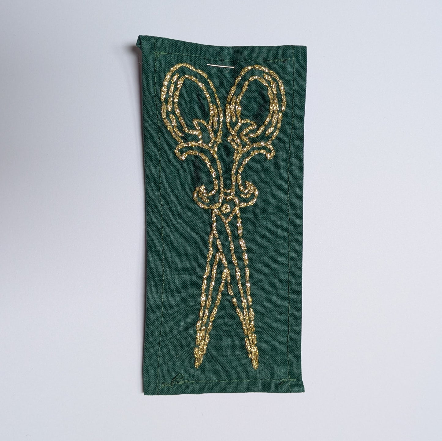 Scissor Me Hand Embroidered Patch