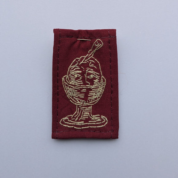 Crackhead Hand Embroidered Patch