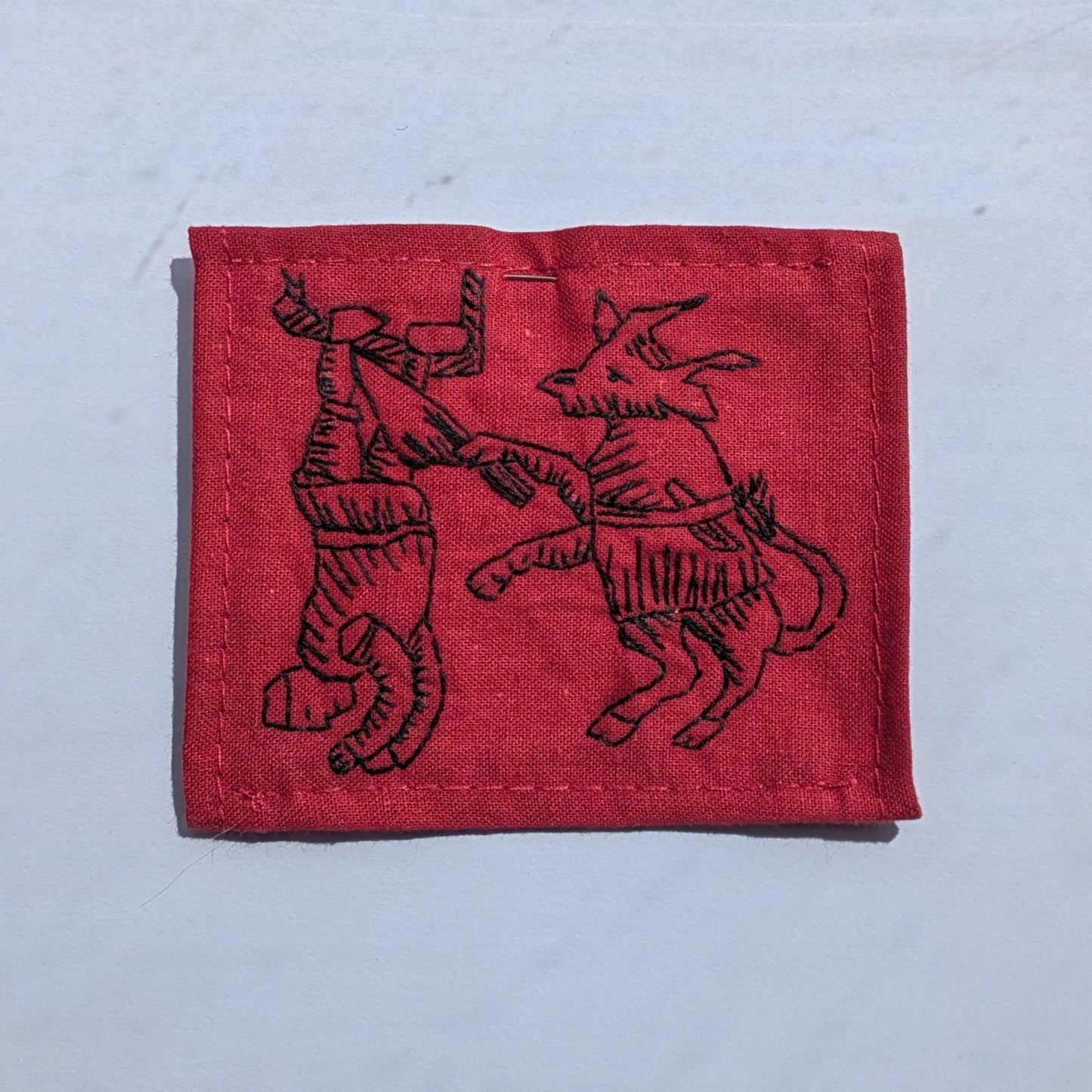 Ox Butcher Hand Embroidered Patch