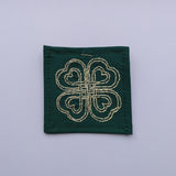 Love Clover Hand Embroidered Patch