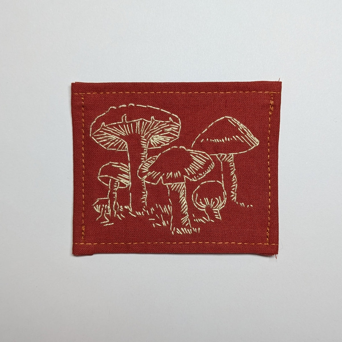 Shroom for a Hand Embroidered Patch