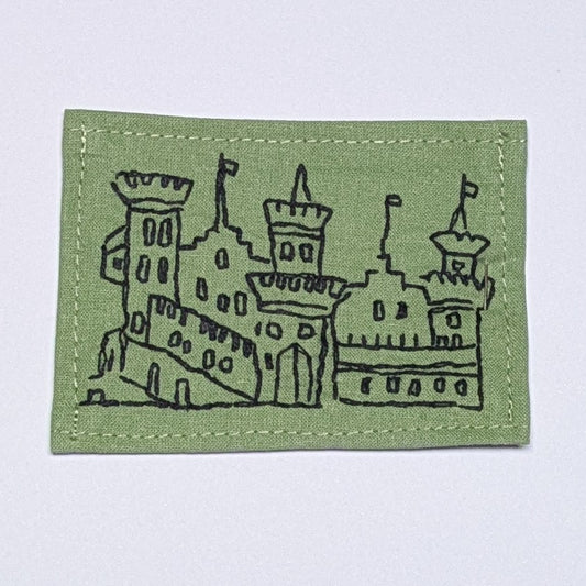 London/Rome Hand Embroidered Patch