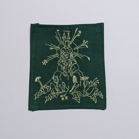 Pagan Queen Hand Embroidered Patch
