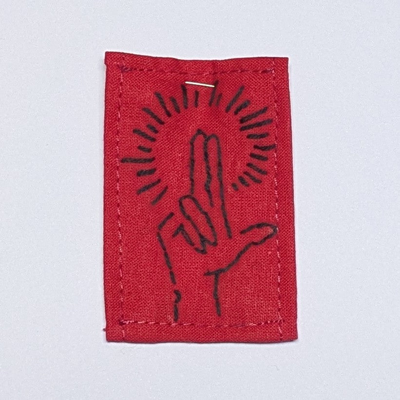 Oi oi Hand Embroidered Patch