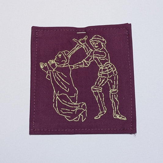 Thomas Becket Hand Embroidered Patch