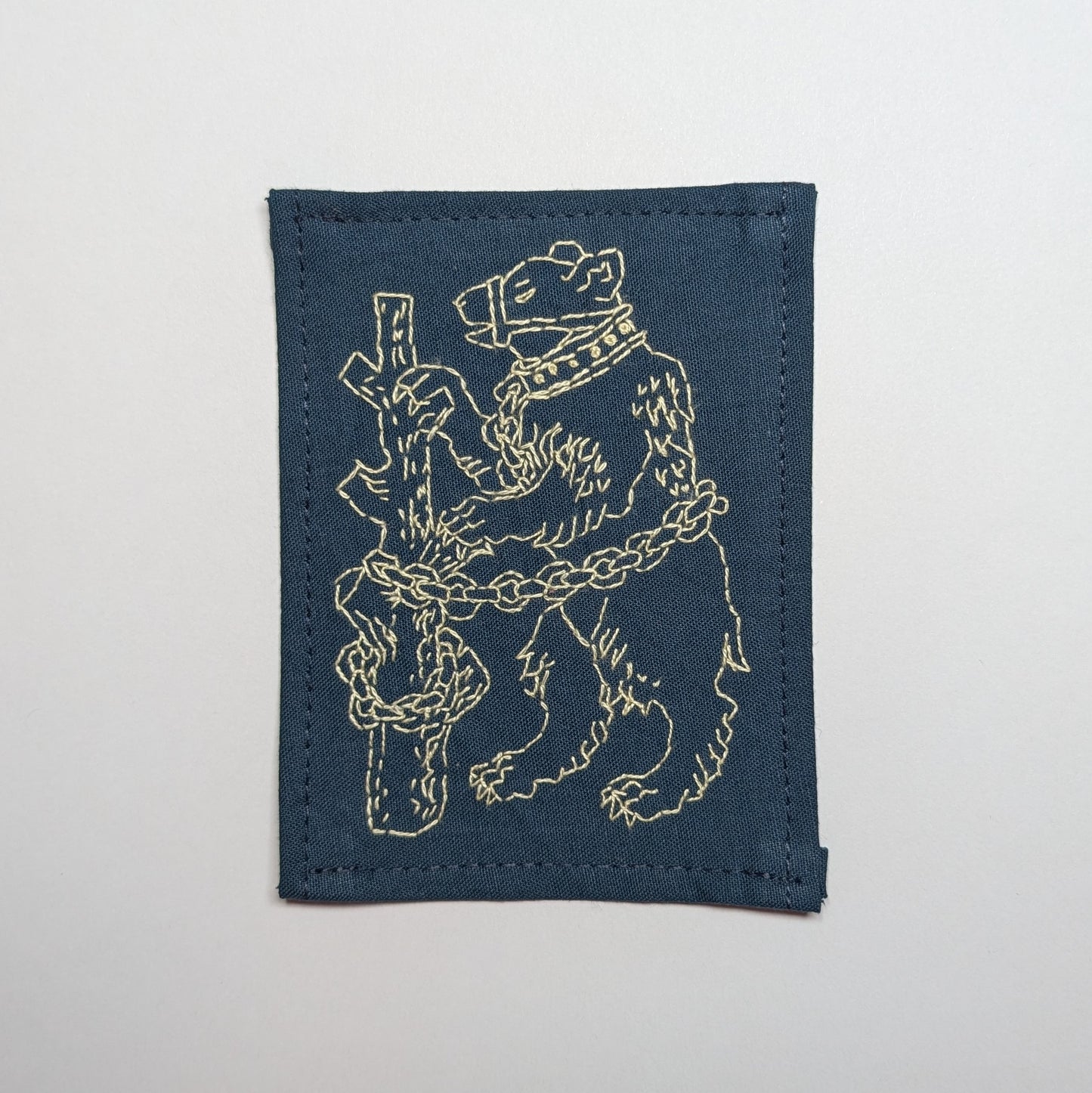 The Bear and Ragged Staff Hand Embroidered Patch