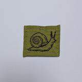 Snail Hand Embroidered Patch