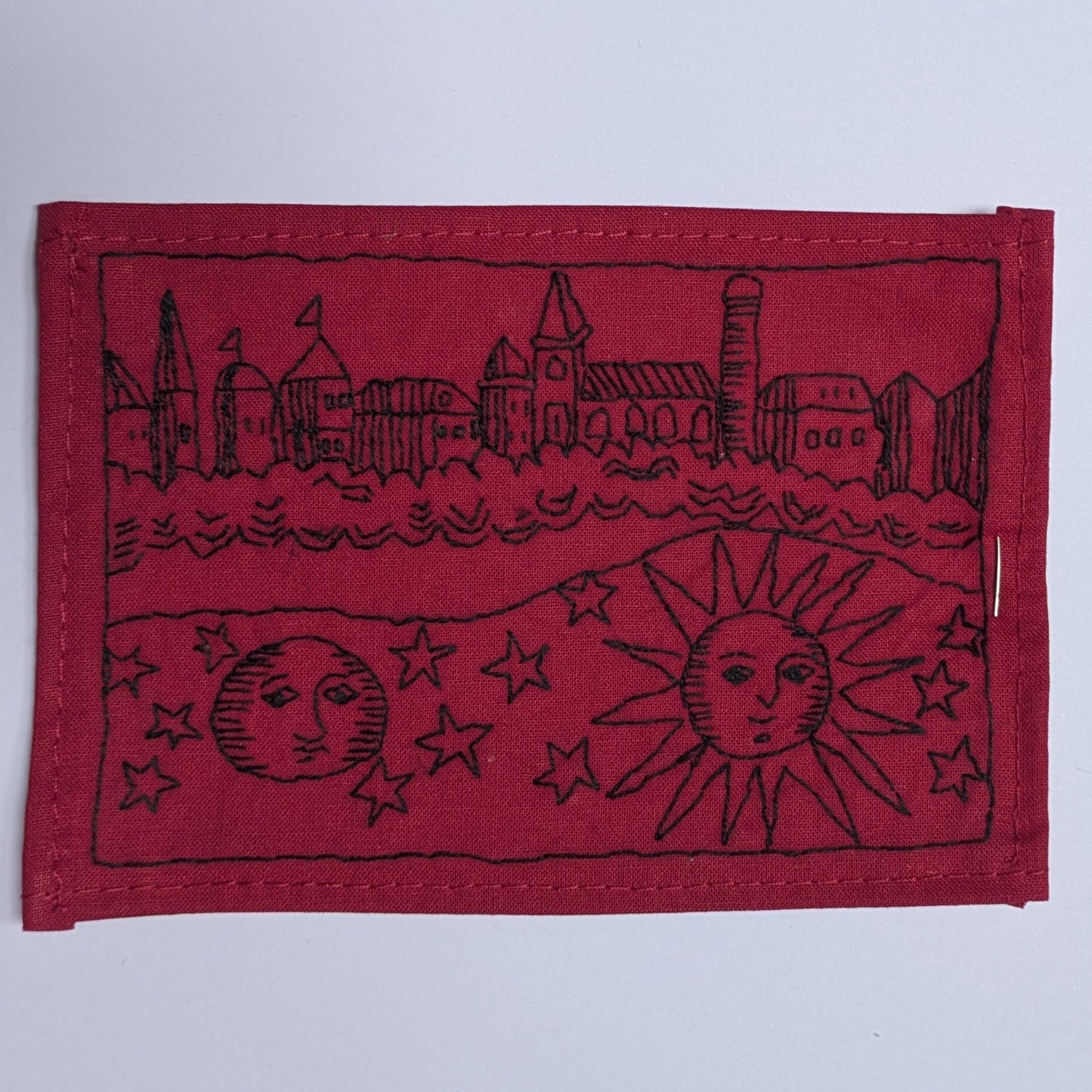 City Above The Stars Hand Embroidered Patch