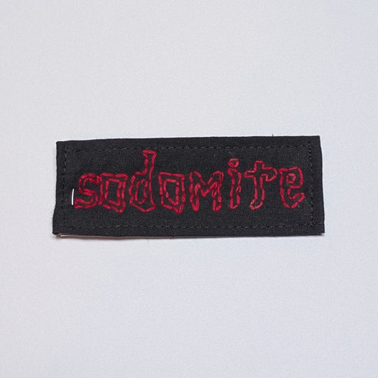 Sodomite Hand Embroidered Patch