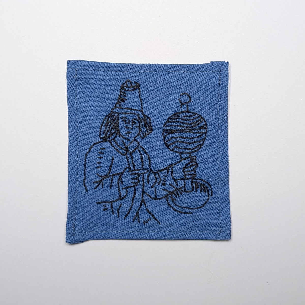 The Mirror of the World Hand Embroidered Patch