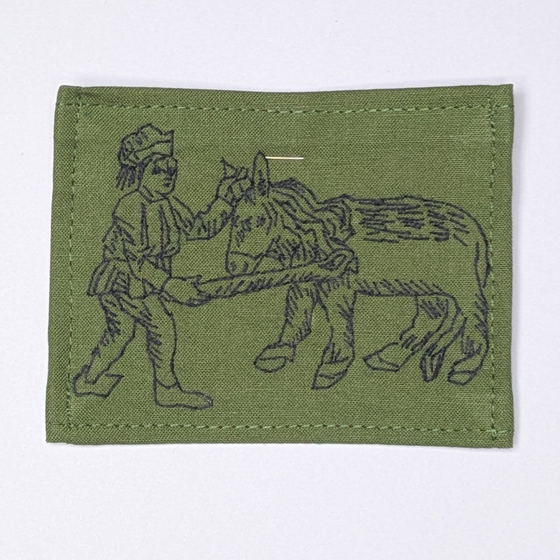 The Fable of the Asse Hand Embroidered Patch