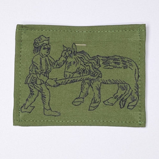 The Fable of the Asse Hand Embroidered Patch