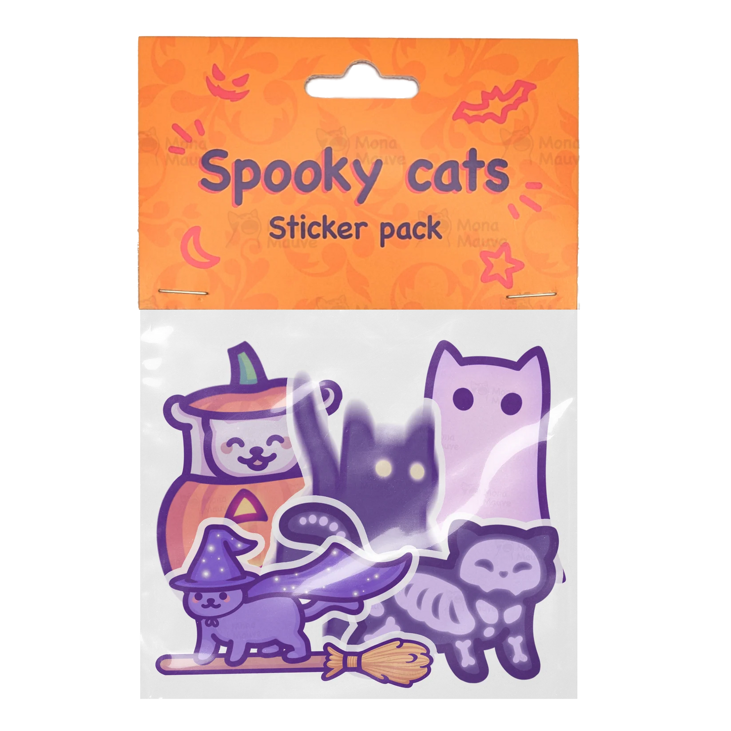 Spooky Cats Sticker Pack