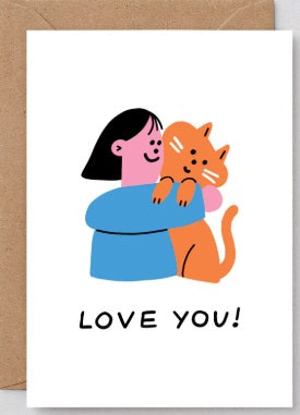 Love You! greetings card