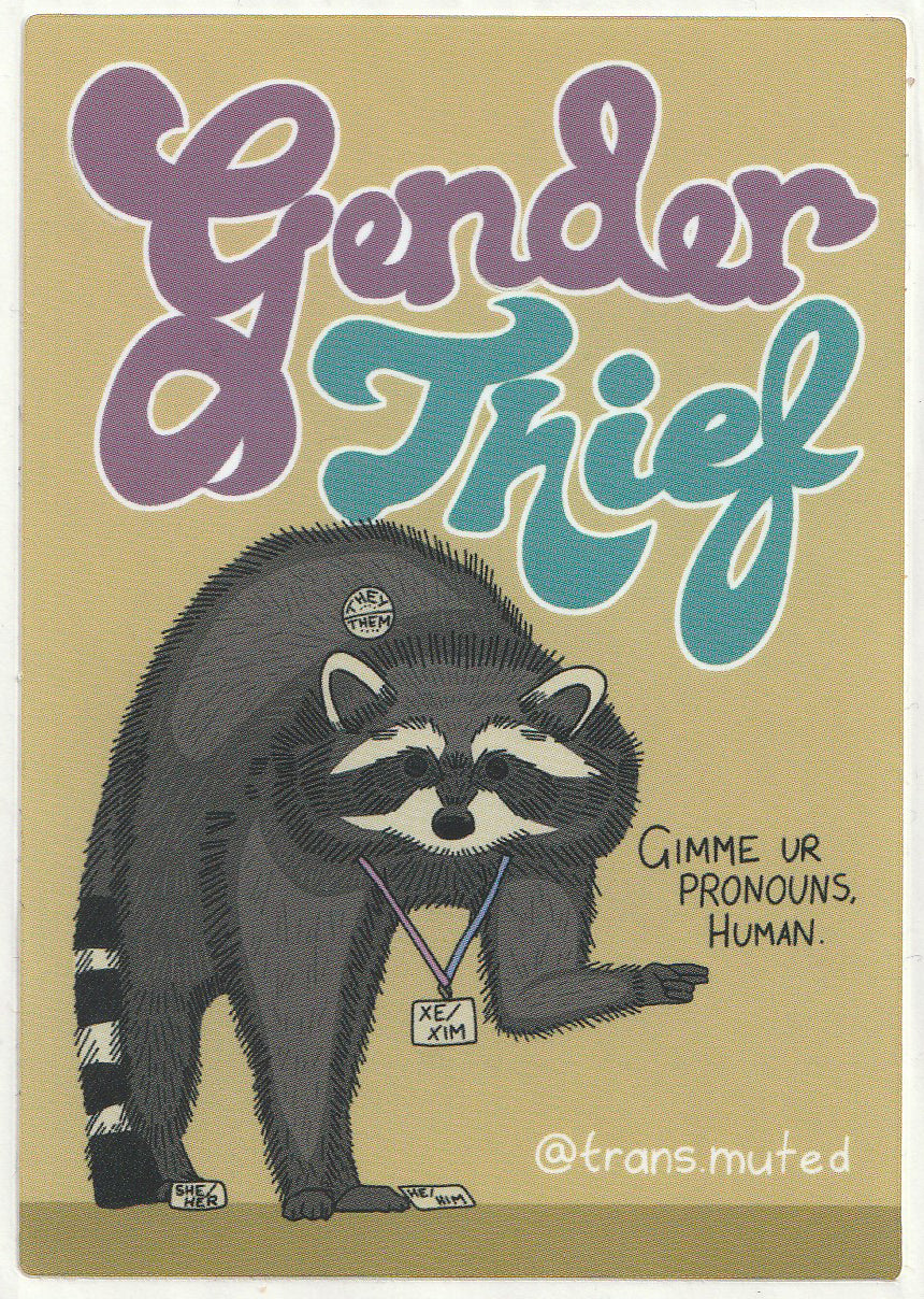 Gender Thief sticker