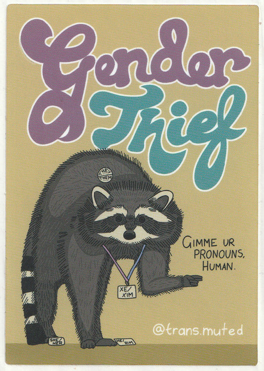 Gender Thief sticker