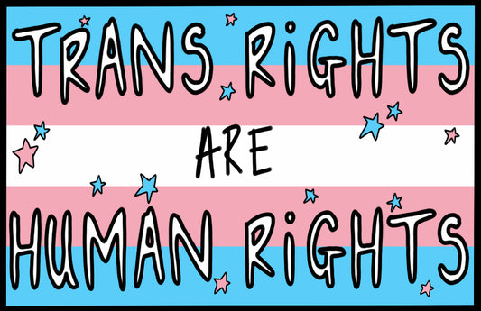 Trans Rights Are Human Rights Sticker
