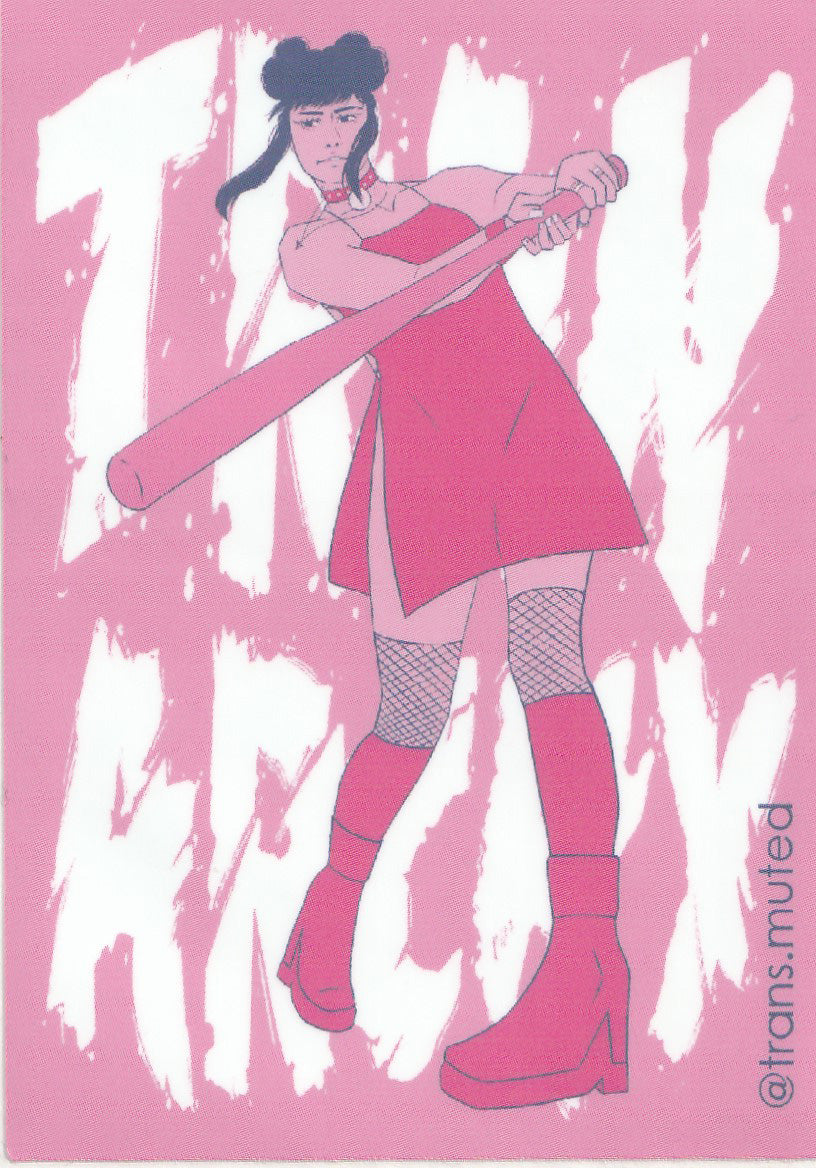 Tranarcho-Femme tranarchy sticker