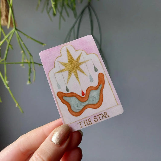 Vulva Sticker: The Star Tarot