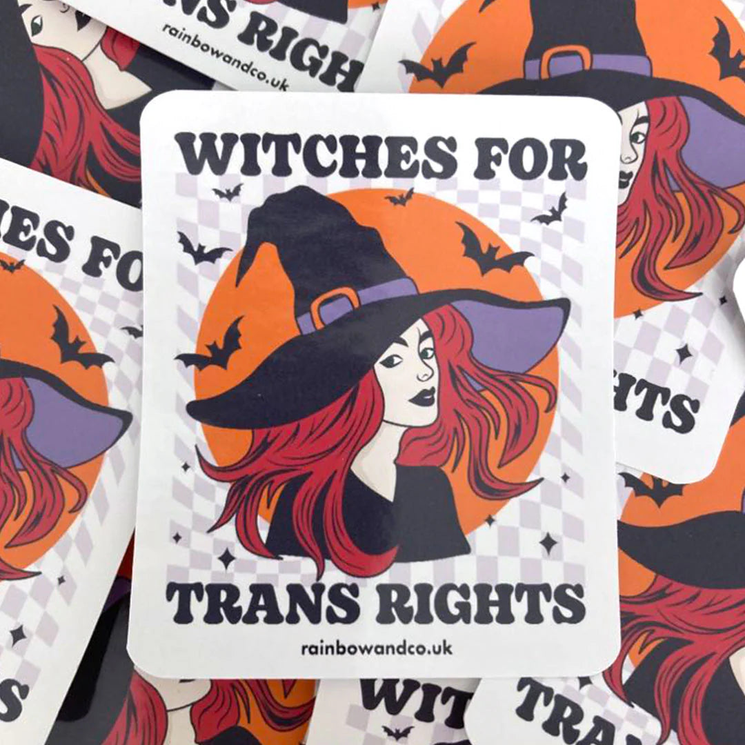 Witches For Trans Rights sticker