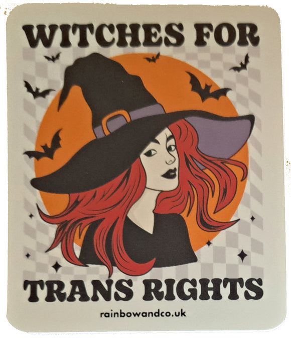 Witches For Trans Rights sticker